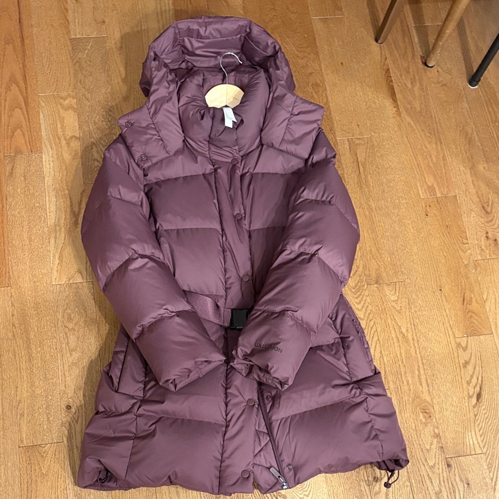 Lululemon Wunder Puff Belted waist 600 down fill jacket